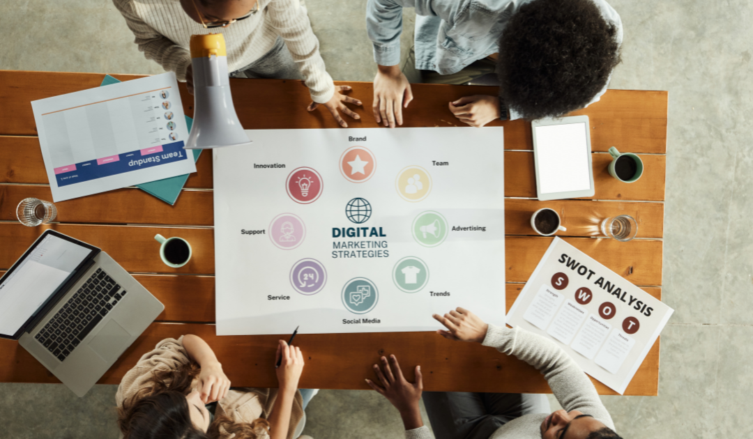 Professional virtual assistant working with advanced digital tools for social media, web design, and SEO, symbolizing strategic partnership in the digital age.